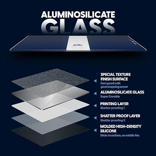 Miniatura 3 de Pulsar Gaming Gears Superglide - Alfombrilla de mouse para juegos de vidrio v3, borde R suave, base de silicona antideslizante, 19.3 x 16.5 pulgadas