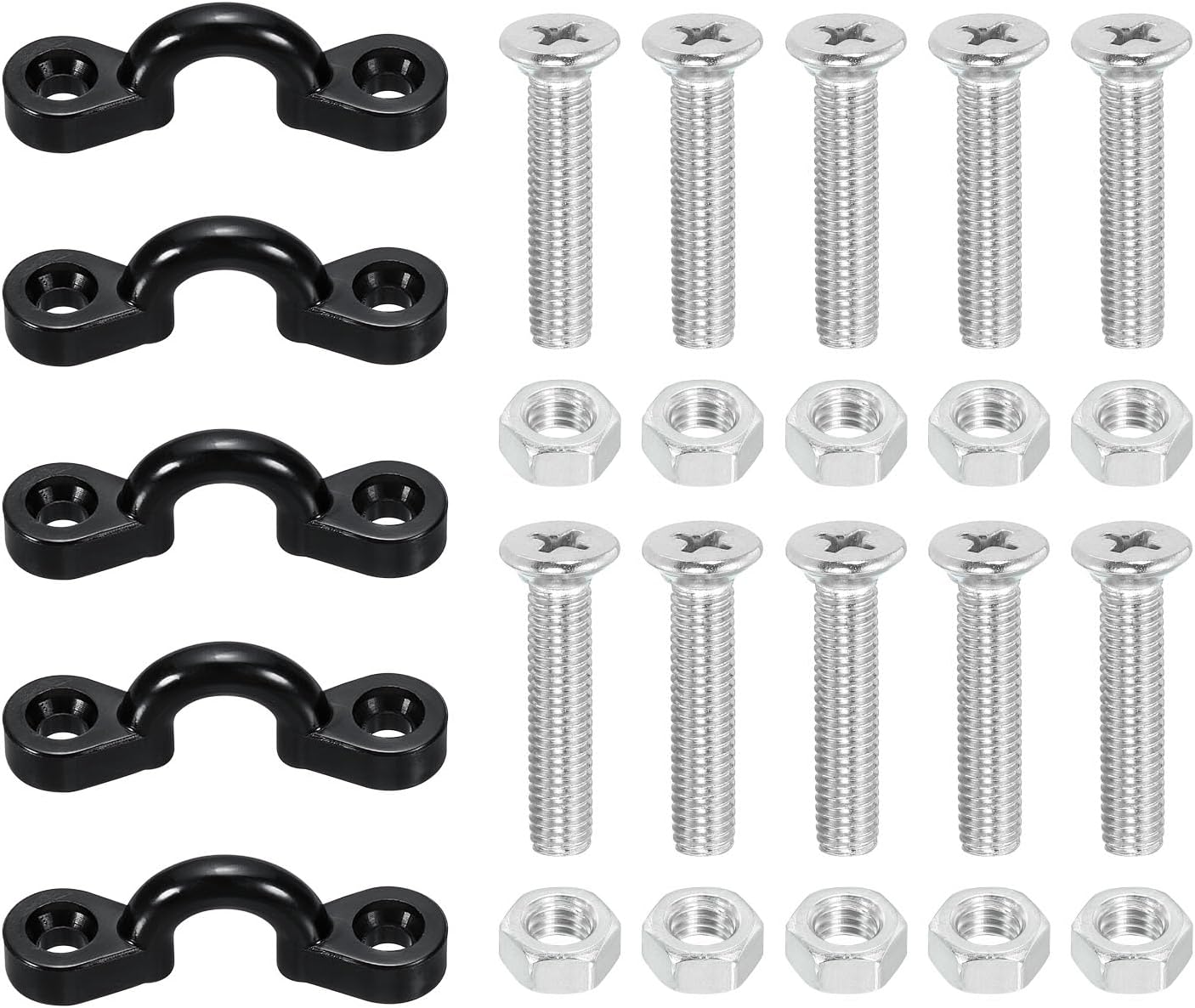 PATIKIL Kayak Pad Eye Kit, 5 Pack Nylon Deck Loops Bimini