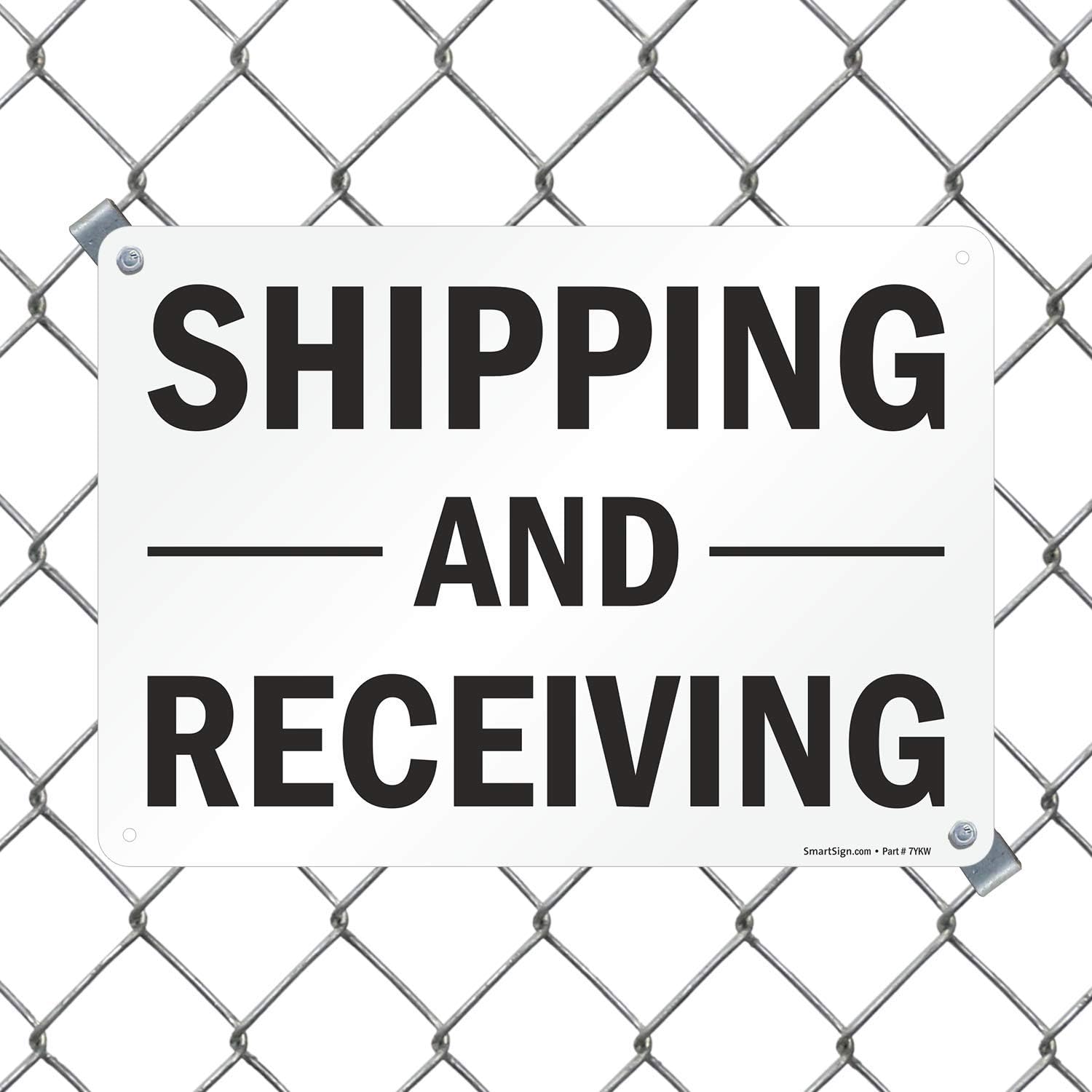 "Shipping And Receiving" Sign By SmartSign | 18" x 24" Aluminum: Industrial & Scientific