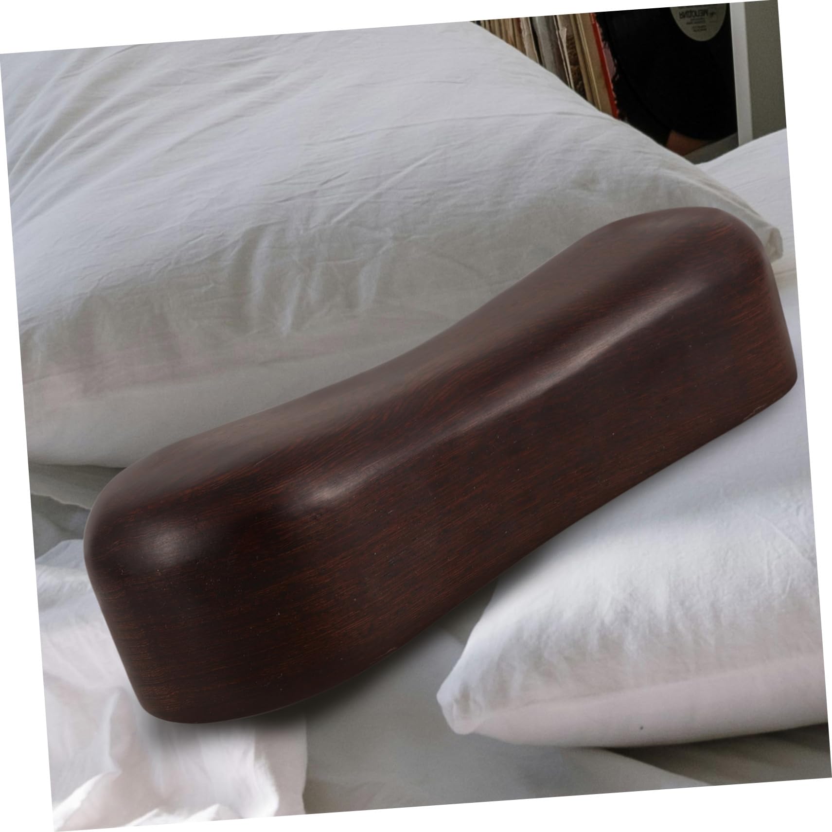 ABOOFAN Hühnerflügel-Holzkissen Nackenkissen Schlafkissen Schweißstielkissen Sommerkissen nackenstützkissen nackenmassagekissen Schulterschmerz-Holzkissen Kissen aus geschnitztem Holz