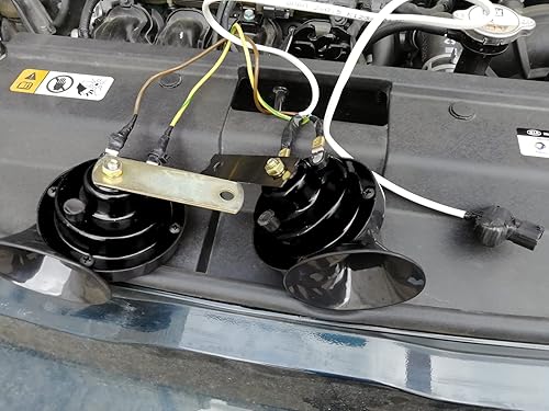 Vista 18 de Bocina de tren para camiones – Bocina de barco súper ruidosa de 130 DB, bocinas de caracol eléctricas impermeables de 12 V, bocina de aire