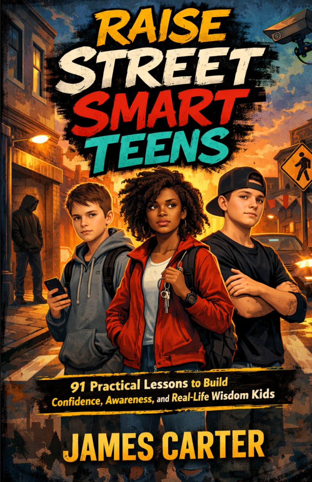 Raise Street-Smart Teens: 91 Practical Lessons to Build Confident, Awareness, and Real-Life Wisdom Kids