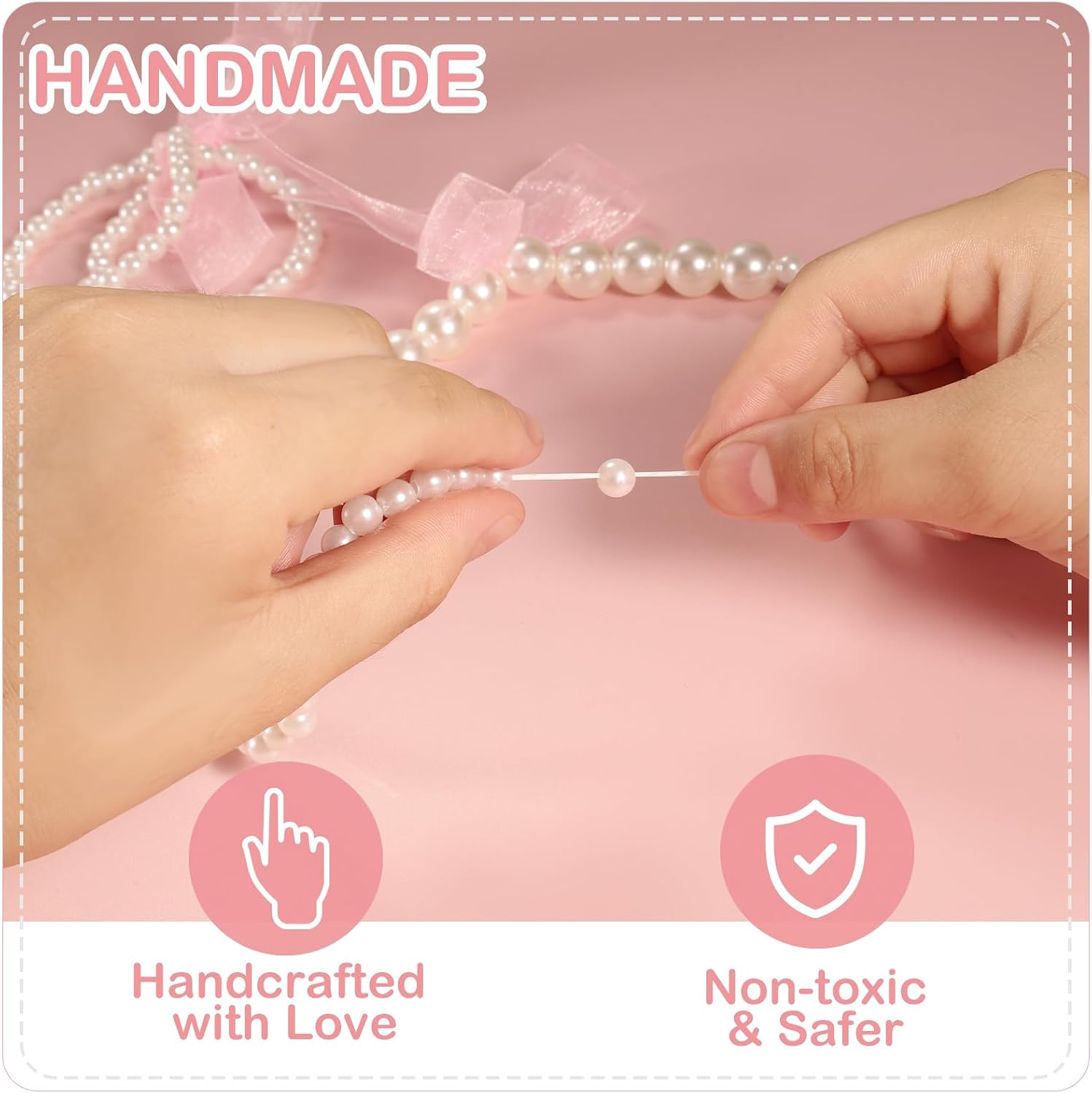 Handmade Pearl Kids Jewelry Little Girls