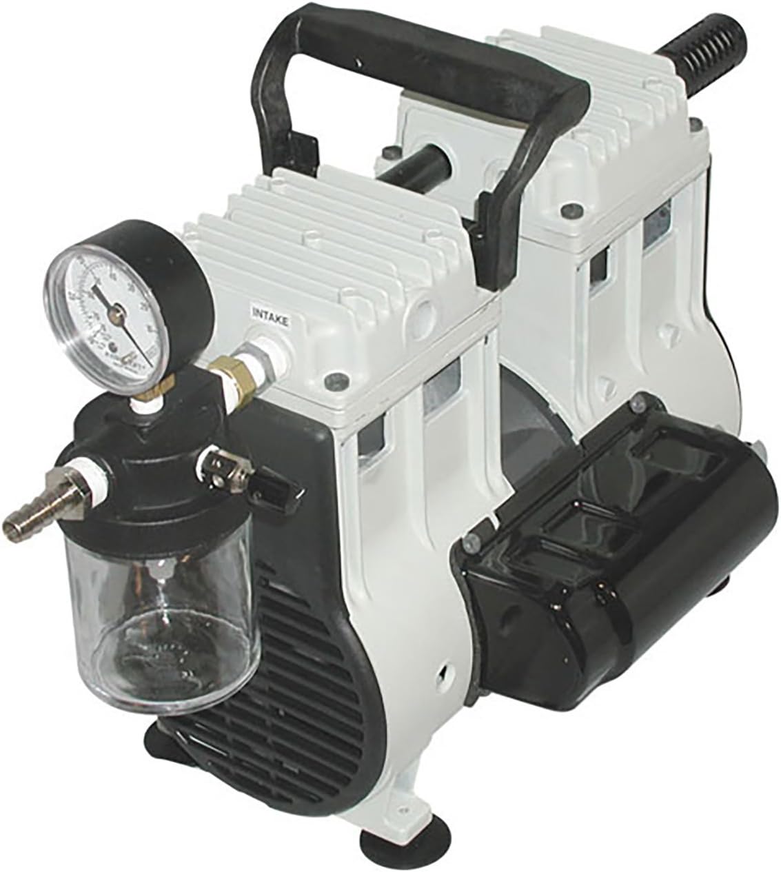 Welch Vacuum 2581C-50 Standard Duty Pump, 2-Head, 83 LPM, 5 Torr, 230V with Schuko Plug