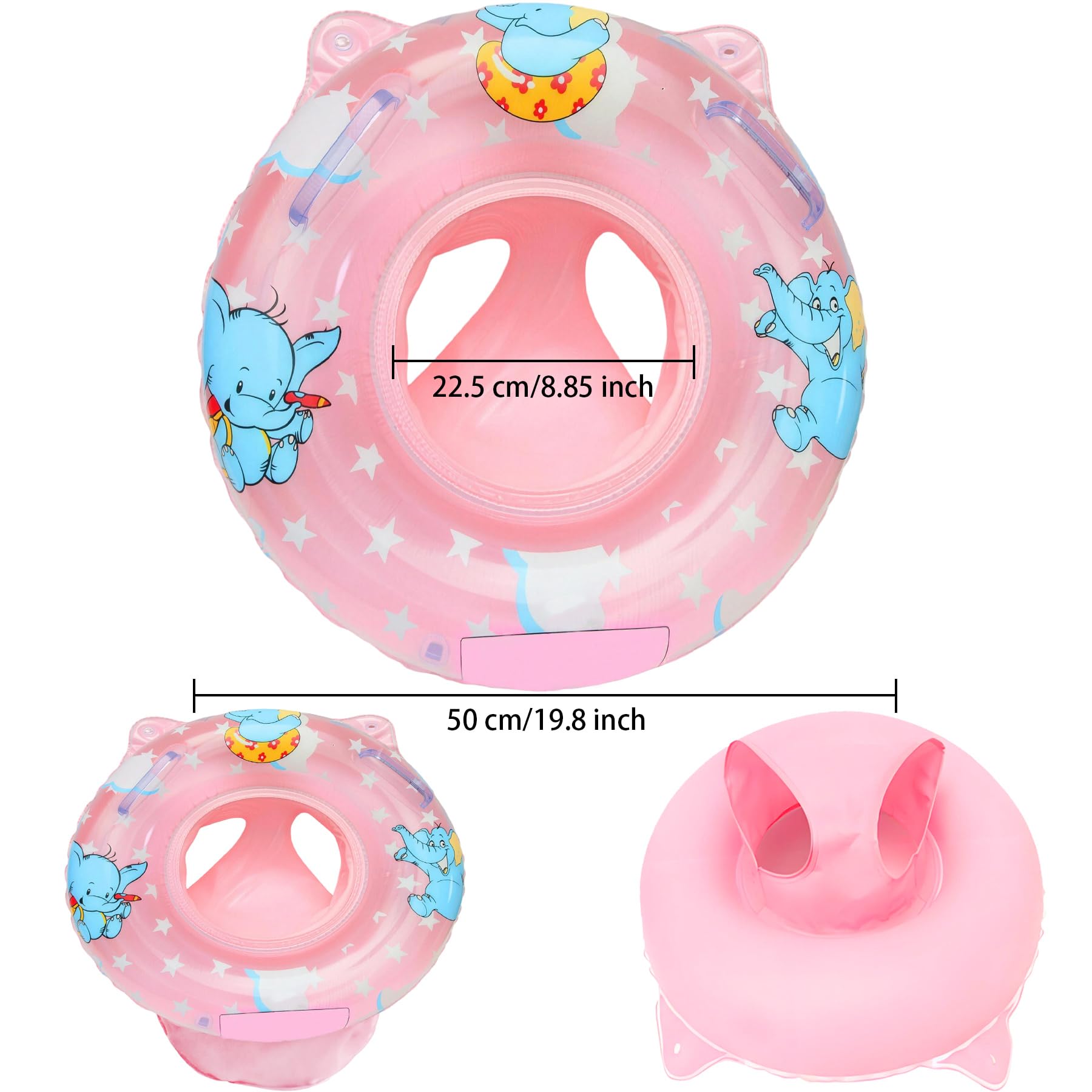 Anillo de Natación para Bebé,Flotador Anillo de Natación con Asiento,Flotador para Bebe Piscina,para Bebés Niños Niñas 6-48 Meses