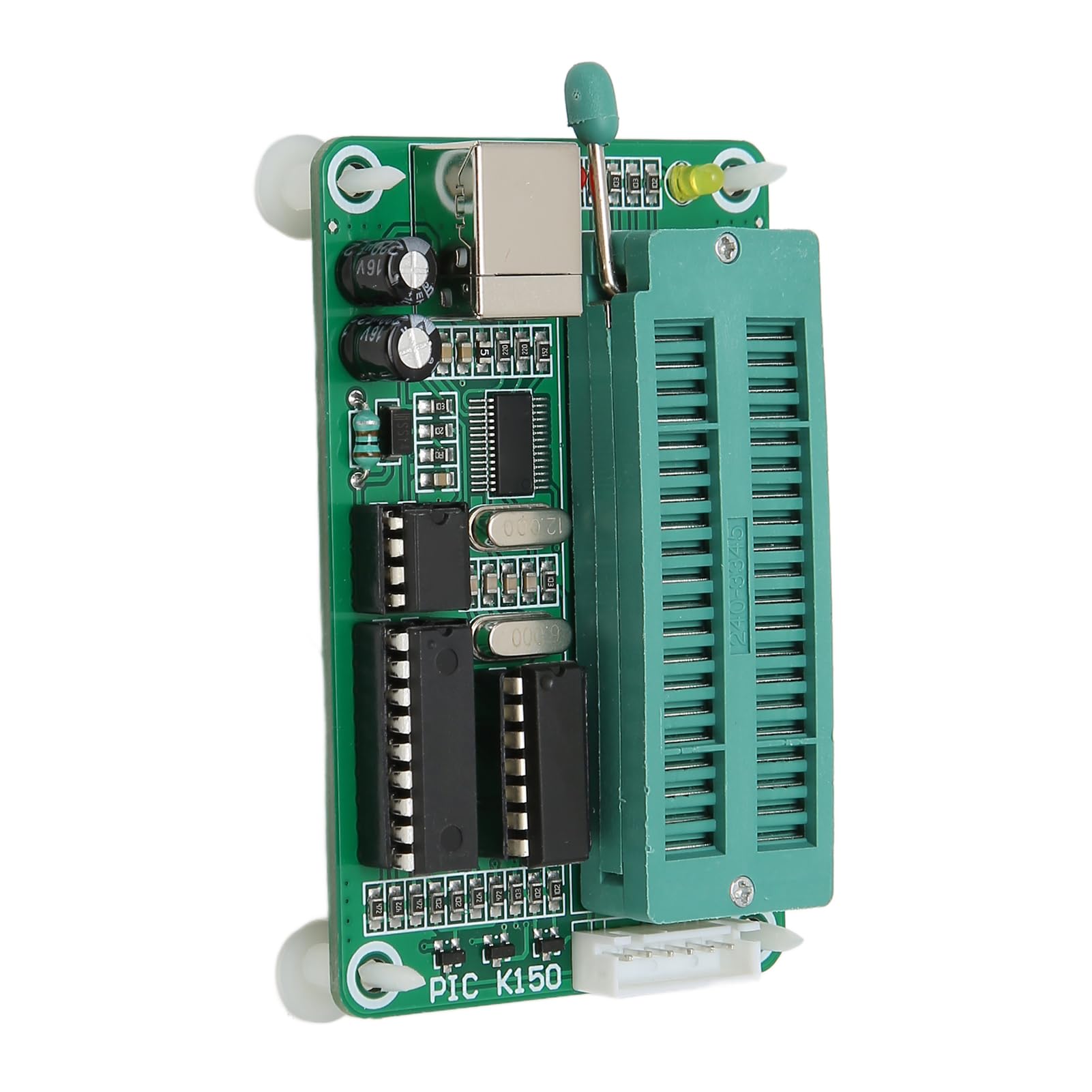 Programmatore per Microcontroller PIC K150 Ad Alta velocità, Presa di Programmazione DIP a 40 Pin, Design Compatto, per Masterizzazione di Chip PIC, modalità di Comunicazione USB