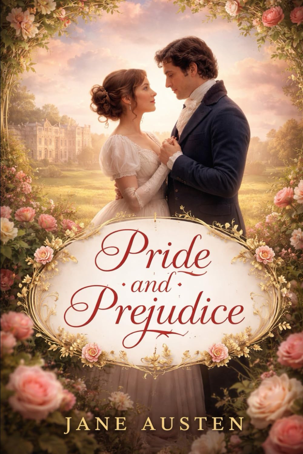 Pride and Prejudice: A Modern English Retelling: A Classic Novel by Jane Austen (Illustrated Edition)