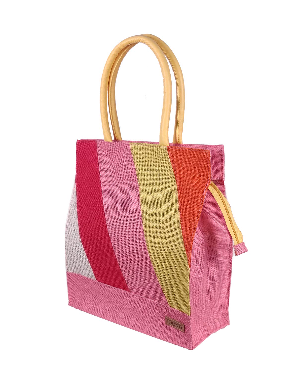 FOONTY Daily use Women Tote/Lunch/Gym Bag(Multicolor,Pack of 1) (B08XB482NF) Amazon Price History, Amazon Price Tracker