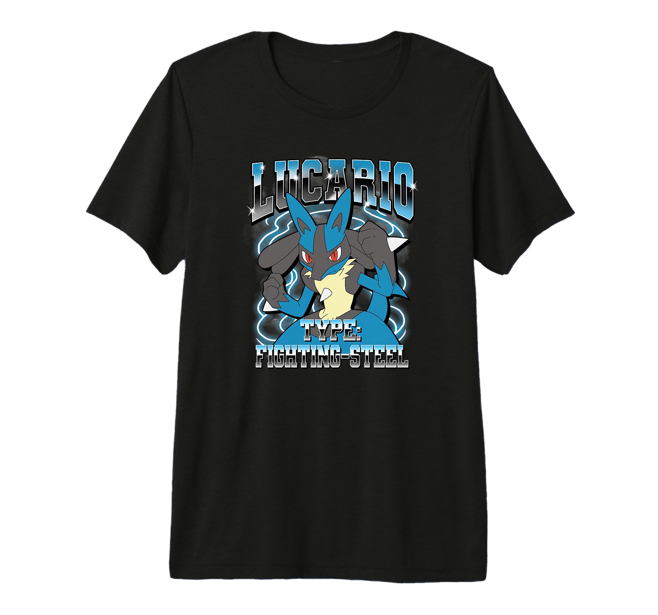 Pokémon Lucario Type: Fighting-Steel Poster Premium Tri-Blend T-Shirt