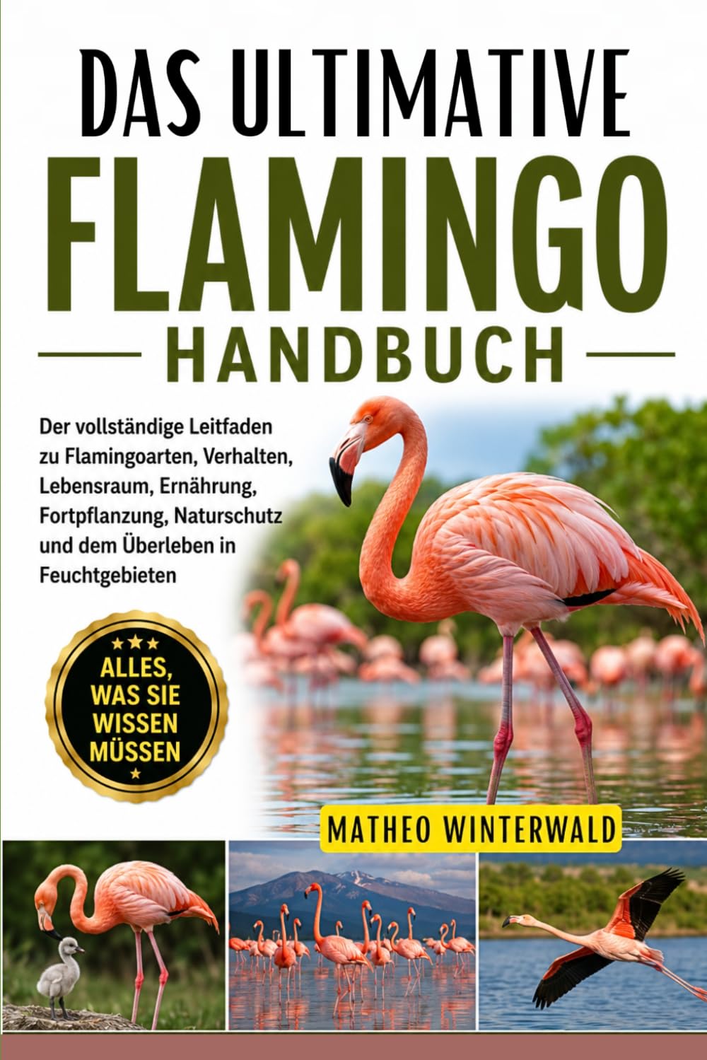 DAS ULTIMATIVE FLAMINGO-HANDBUCH: Der vollständige Leitfaden zu Flamingoarten, Verhalten, Lebensraum, Ernährung, Fortpflanzung, Naturschutz und dem Überleben in Feuchtgebieten