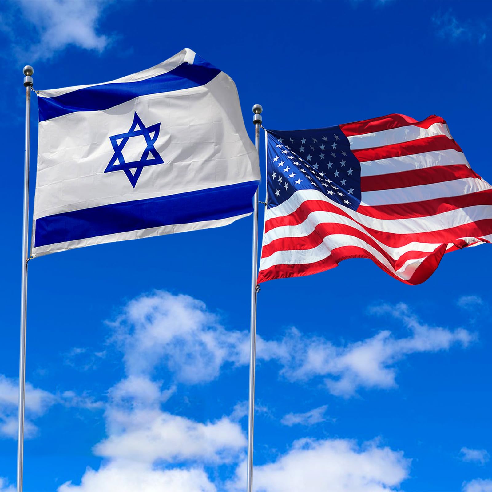 Israel Flagge Von Yicmirtu - 1,8 X 3 M Polyester Flagge Mit Messingösen Für Innen & Außen
