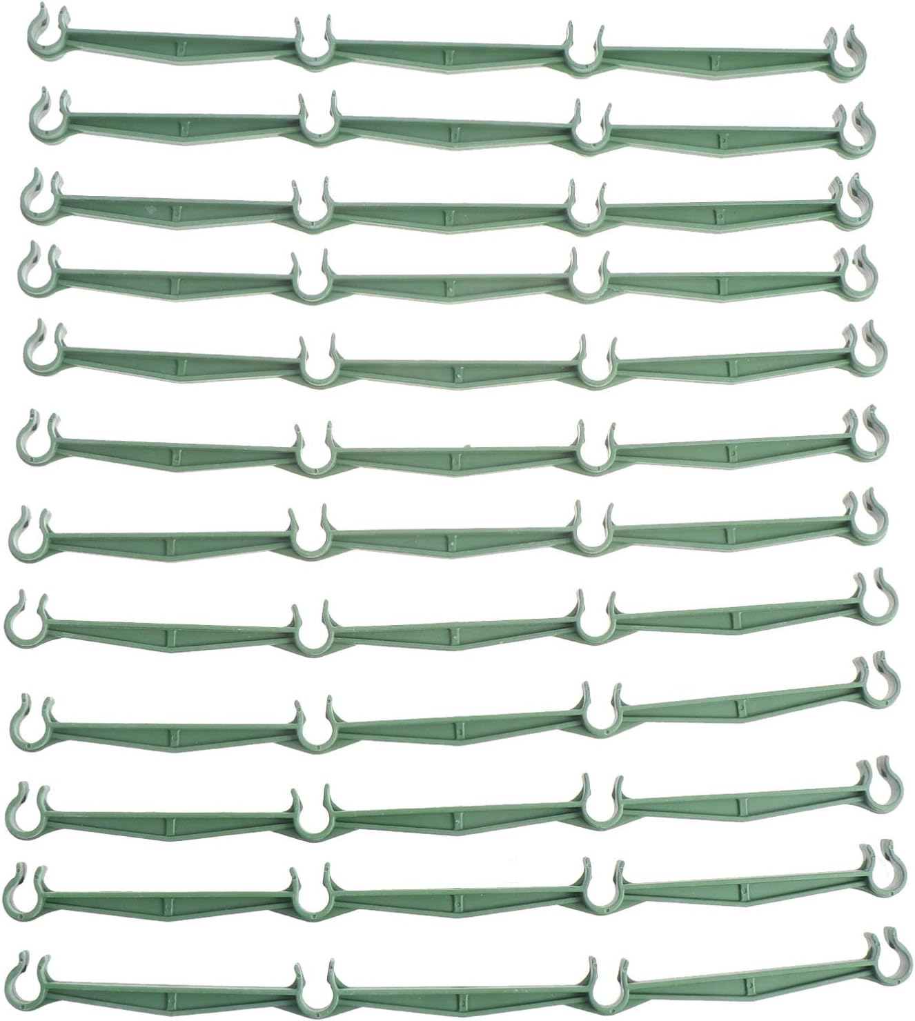 Operitacx 25 Pcs Expandable Trellis Connectors Adjustable Plastic Stake Arms for Garden Plant Support Indoor Outdoor Climbing Vegetables