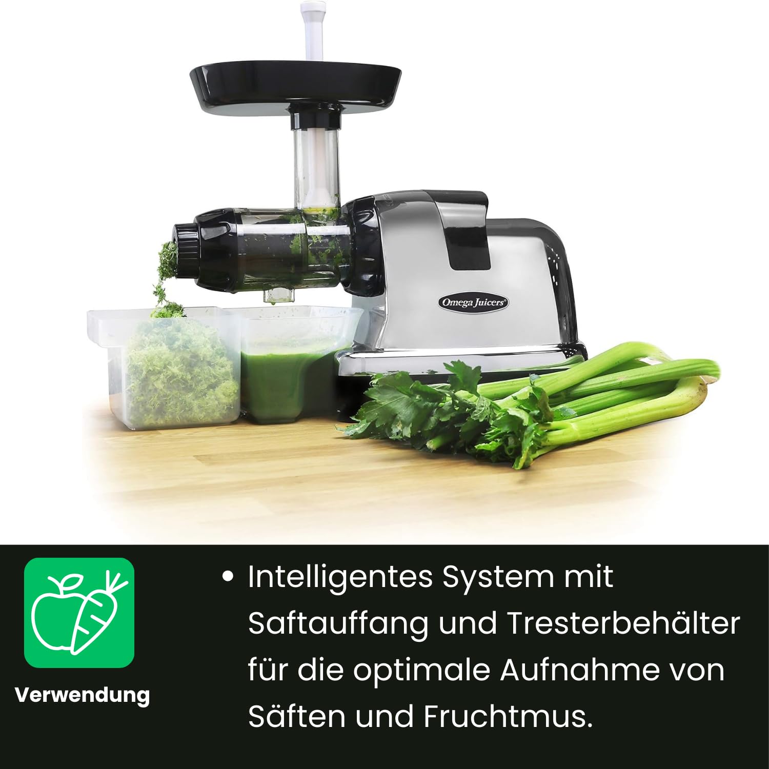 Omega Juicers 8228 sokowirówka pozioma