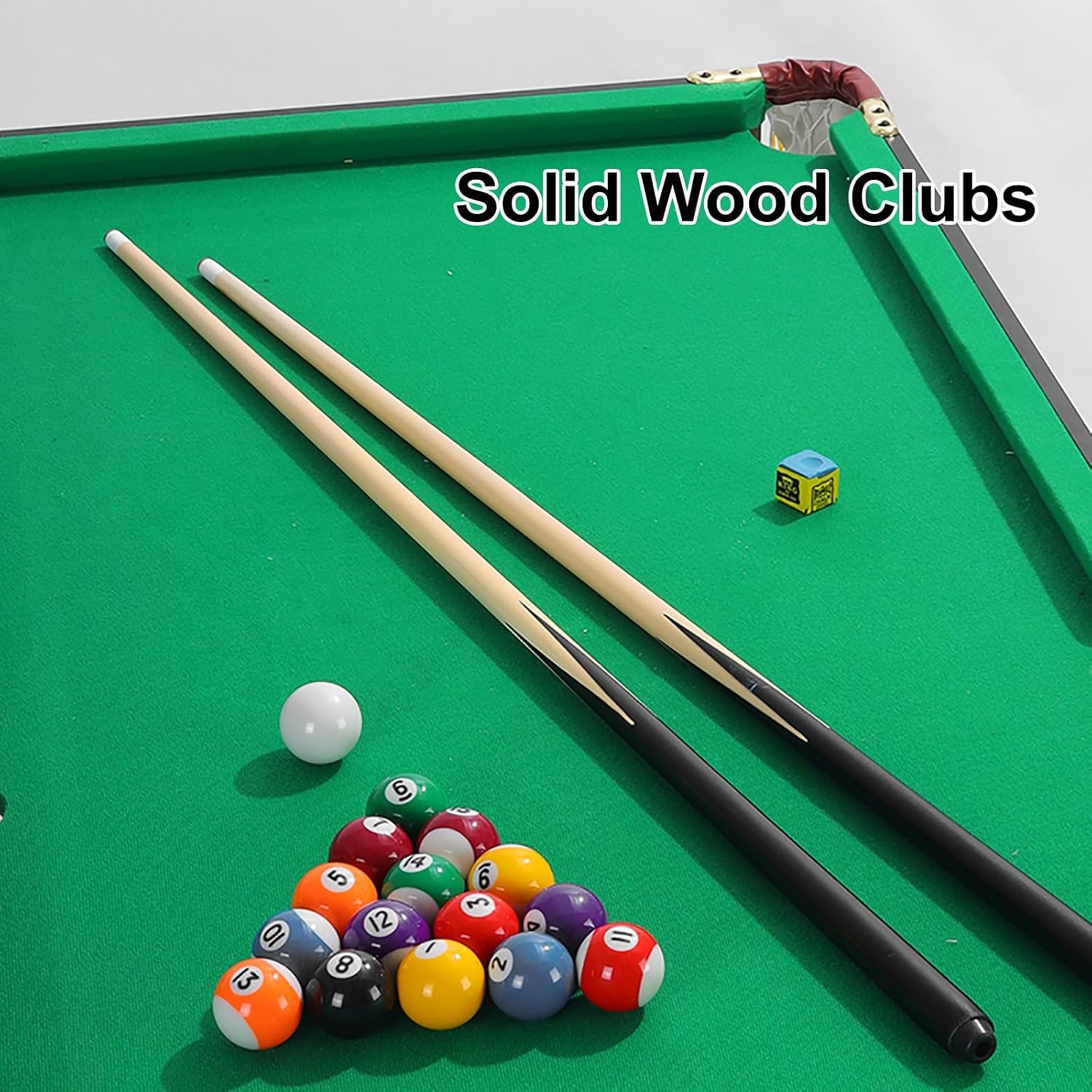 Folding Pool Table, Portable Billiard Tables Game Set with Cues, Balls, Rack, Chalk and Brush for Home, Office, Recreation Room(120x63x80cm/47.2x24.8x31.4in)