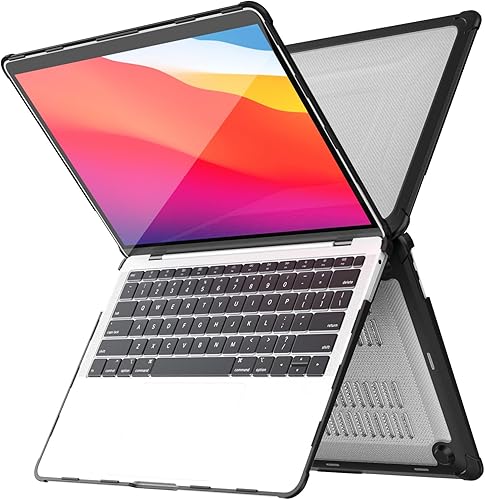 Miniatura 188 de DTangLsm Funda rígida resistente para M4 MacBook Air de 15 pulgadas 2025 2024 2023 M4 M3 M2 A3241 A3114 A2941, resistente carcasa rígida resistente