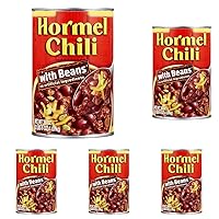 Vista 11 de HORMEL Chili Chile de res grueso con frijoles, sin ingredientes artificiales, 15 onzas