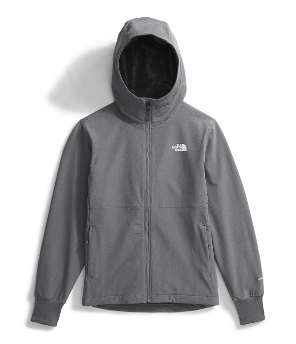 The North Face Women's Shelbe Raschel Fleece Hooded Jacket (Standard & Plus Size) - Wind & Water Resistant, Fleece Lining, Smoked Pearl Heather, Large by The North Face - Image 7