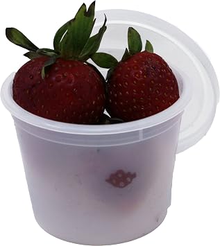 Vitos Famous Deli Container with Lid, 4 Ounce Pack of 100