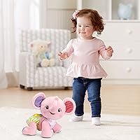 Vista 6 de VTech Baby Explore and Crawl Elefante, Rosa