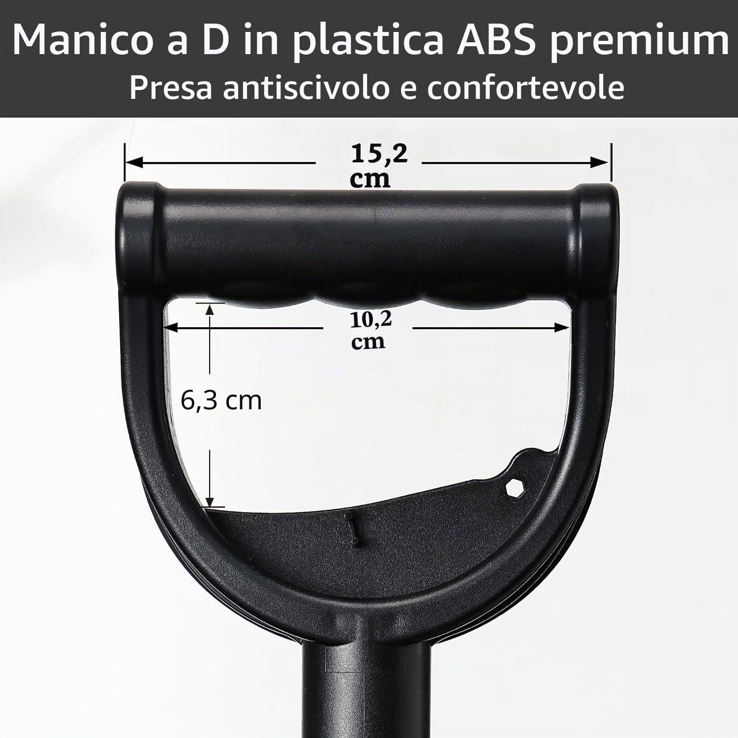 Forca per Vangare, 127cm Forca da Scavo da Giardino a 4 Denti in Acciaio con Manico a D in Metallo, Testa Forgiata 28cm, Ideale per Terreni Duri e Trapianti/Nero