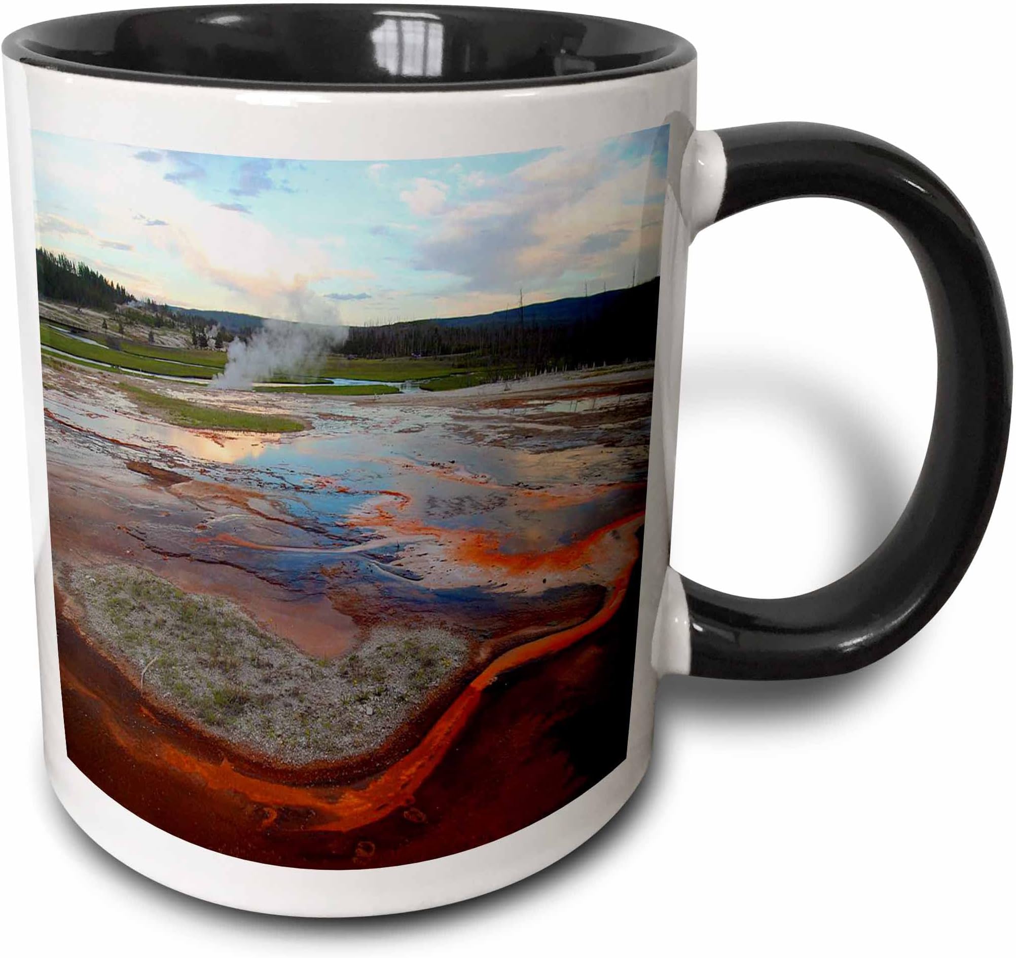 Yellowstone National Park Map Ceramic Mug 16oz, BPAFREE