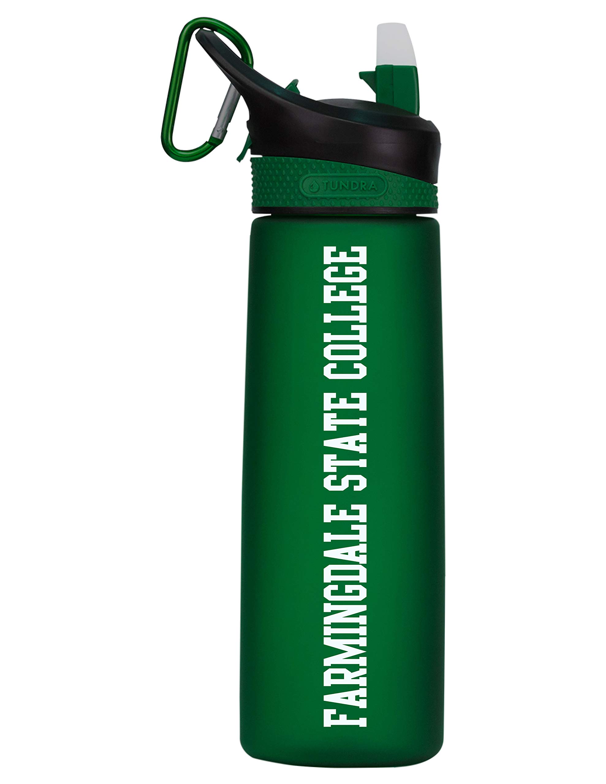 SUNY Farmingdale State College Tritan Plastic Frosted Sport Bottle, Design-1 - Green