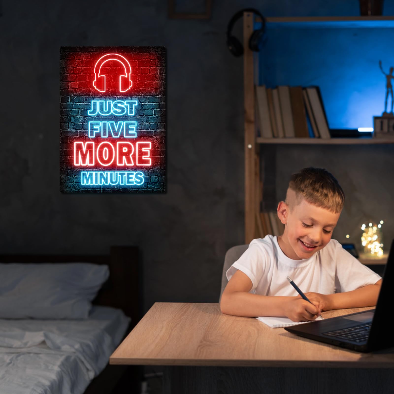 Gaming-Neonschilder für Wanddekoration, Gamer-Neonlichter für Schlafzimmer, LED-Schilder, geeignet für Teenager, Jungen, Zimmer-Dekoration, Schlafzimmer, Zuhause, bester Gamer für Jungen