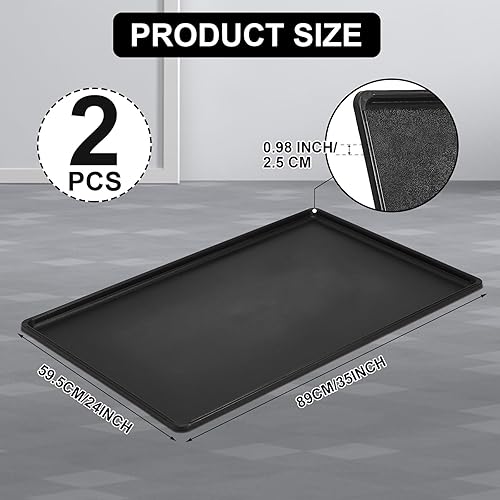 Miniatura 2 de Bandeja de goteo automática de aceite para debajo del automóvil, bandeja de aceite de plástico para mantener el garaje, sala de exposición, entrada,