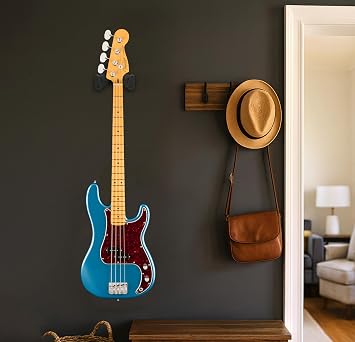 Fender American Professional Classic Precision Bass - Faded Lake Placid Blue Bundle with Gig Bag, Strap, Cable, and Guitar Cleaning Kit
