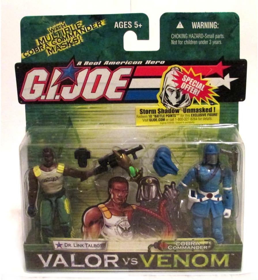 G. I. JoeHasbro Valor Vs. Venom 3 3/4 Scale 2Pack Dr. Link
