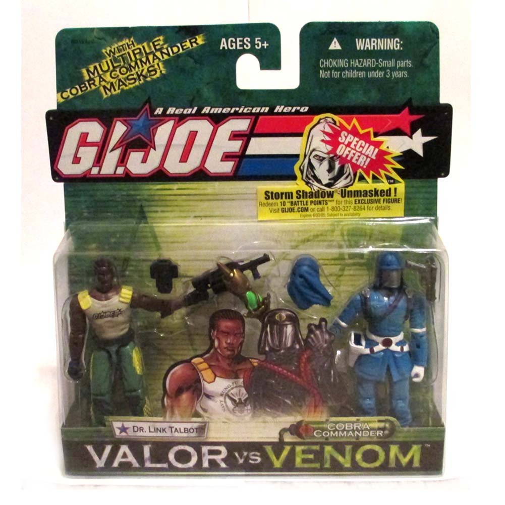 ⭐トンズー⭐JUGGLER&D-COBRA MAX322&315 Amazon.com: GI Joe Valor vs. Venom 2-Pack: Dr. Link Talbot vs