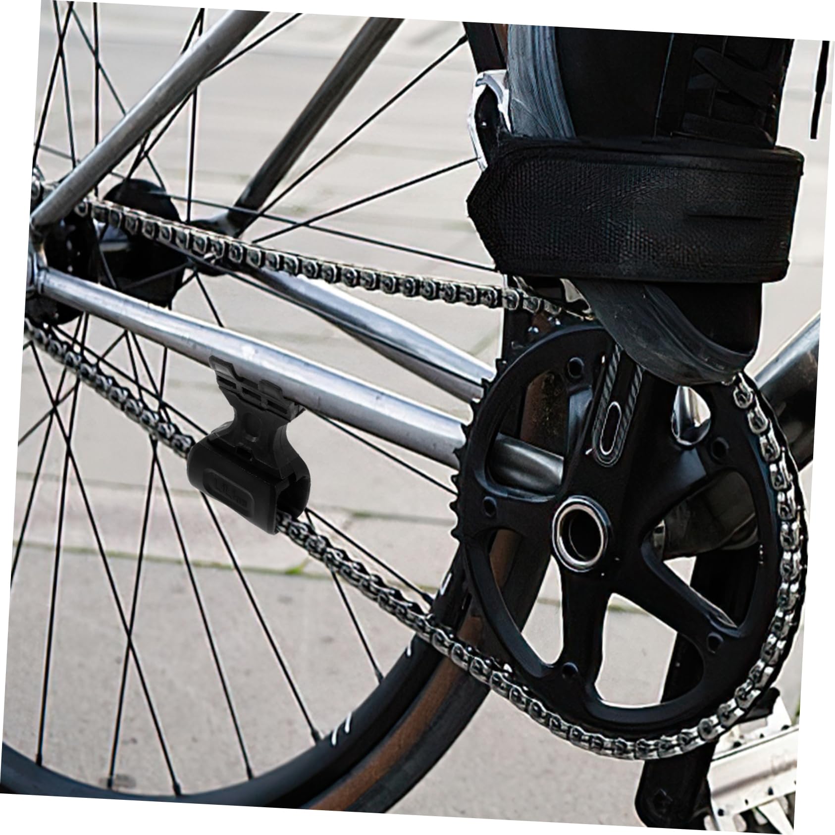 Milisten 5 Stück Kettenspanner Kettenschutz Im Freien Kettenführung Spanner Für Kettenabwurf Fahrradkettenhalter Fahrradkettenabdeckung Fahrradkettenführer Plastik Schwarz