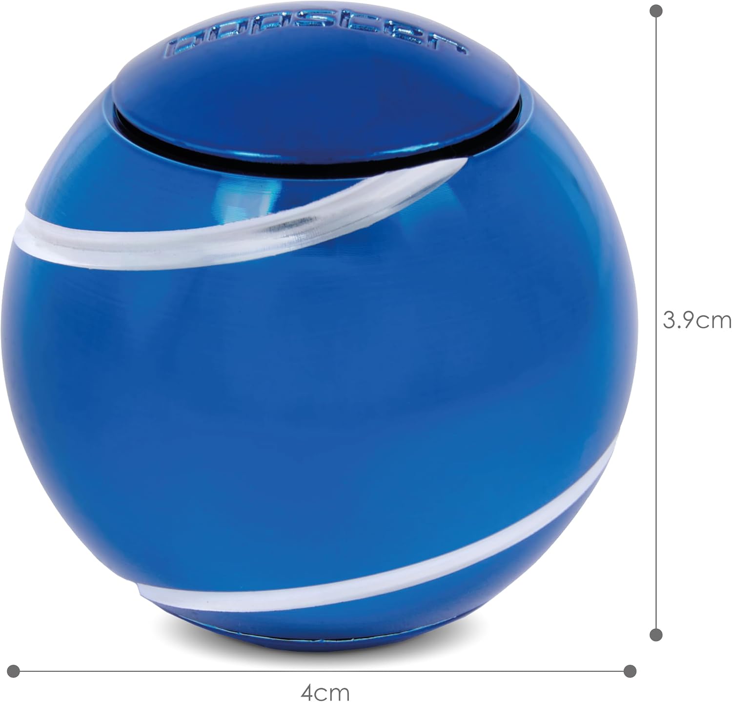 bopster Metal Spin Ball Fidget Hand Spinner | Premium Desk Toy for Kids, Teens & Adults | Stress & Anxiety Relief | Autism, ADHD, ADD | Ideal Christmas Stocking Filler | Blue image 4