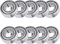 Vista 5 de 10 rodamientos de bolas a control remoto para coches RC Rock Crawler camiones, buggies modelos piezas de repuesto (0.197 x 0.394 x 0.157 in)