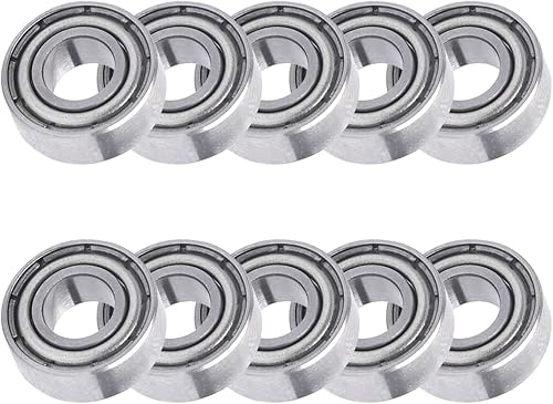 Miniatura 5 de 10pcs RC rodamientos de bolas para coches RC Rock Crawler Trucks Buggies modelos piezas de repuesto (0.197x0.394x0.157in)