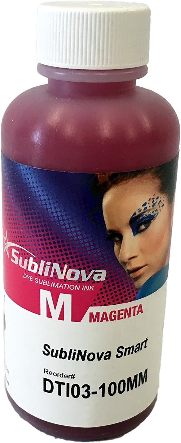 Ink Tec Sublinova Smart DTI Dye Sublimation Inks 100ml Magenta Bottle