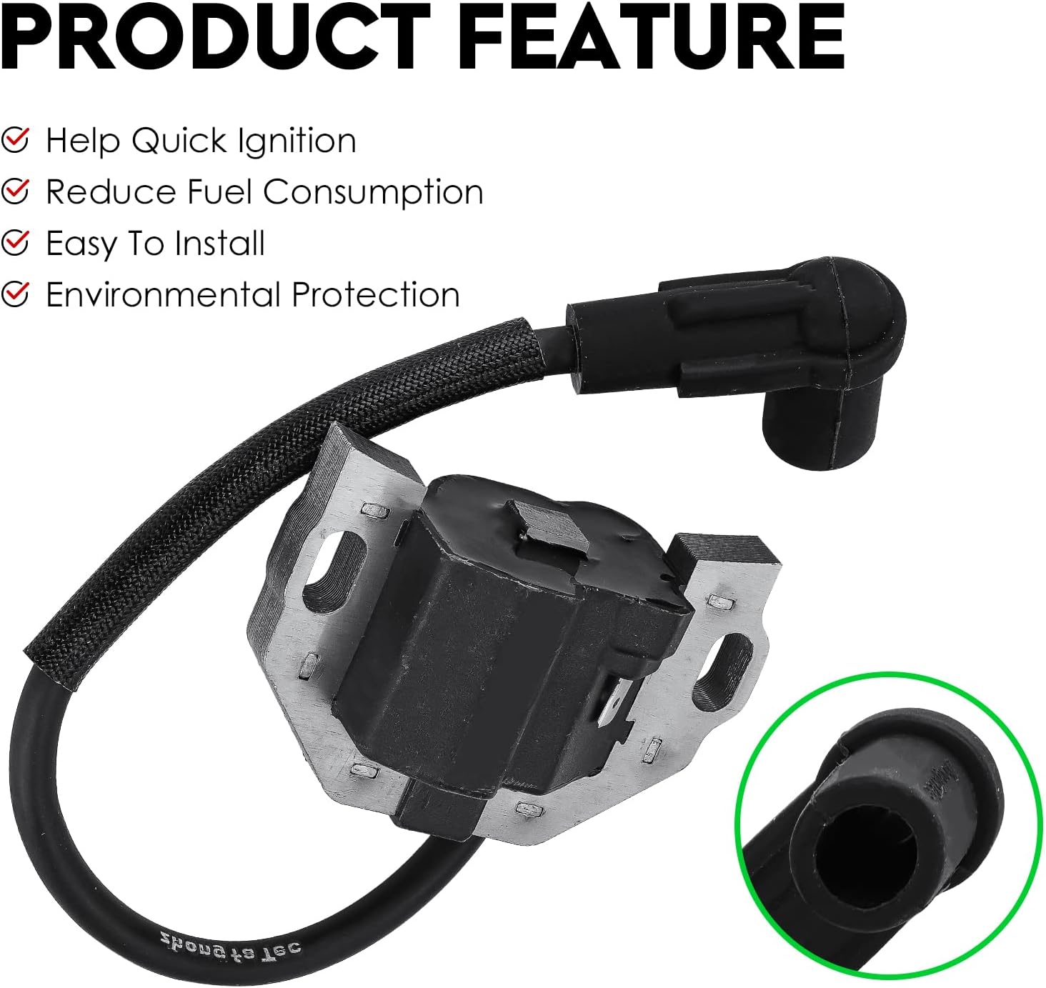 Ignition Coil 21171-0743 for Kawasaki FR FS FX Series Engines 730V 541V 600V 651V 691V 481V 541V 600V 481 Through 921V Lawn Mower 21171-0738, 21171-7047, 21171-0711, 21171-7042, 21171-7041