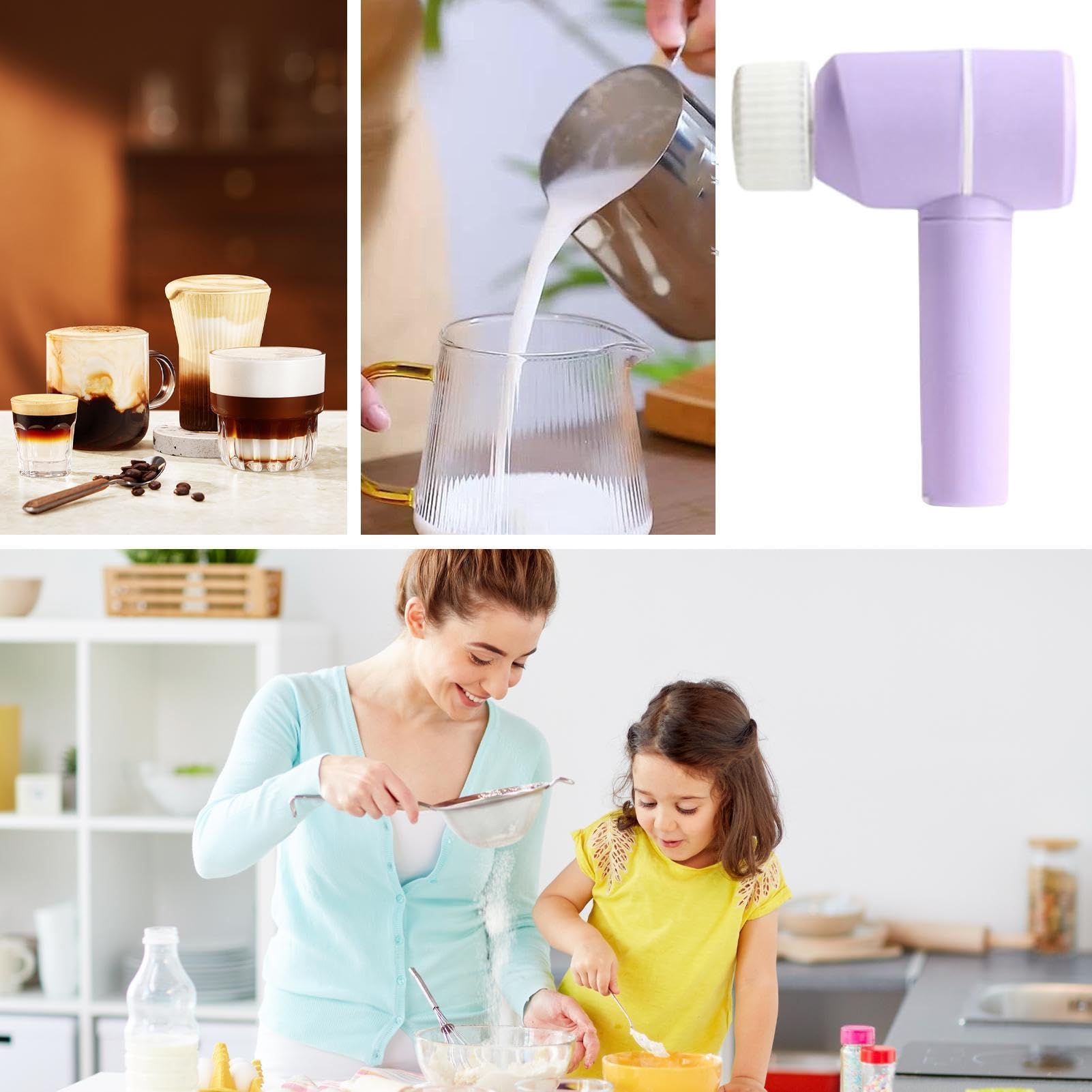 Frusta Elettrica Agitatore Automatico Da Cucina A 3 Velocità