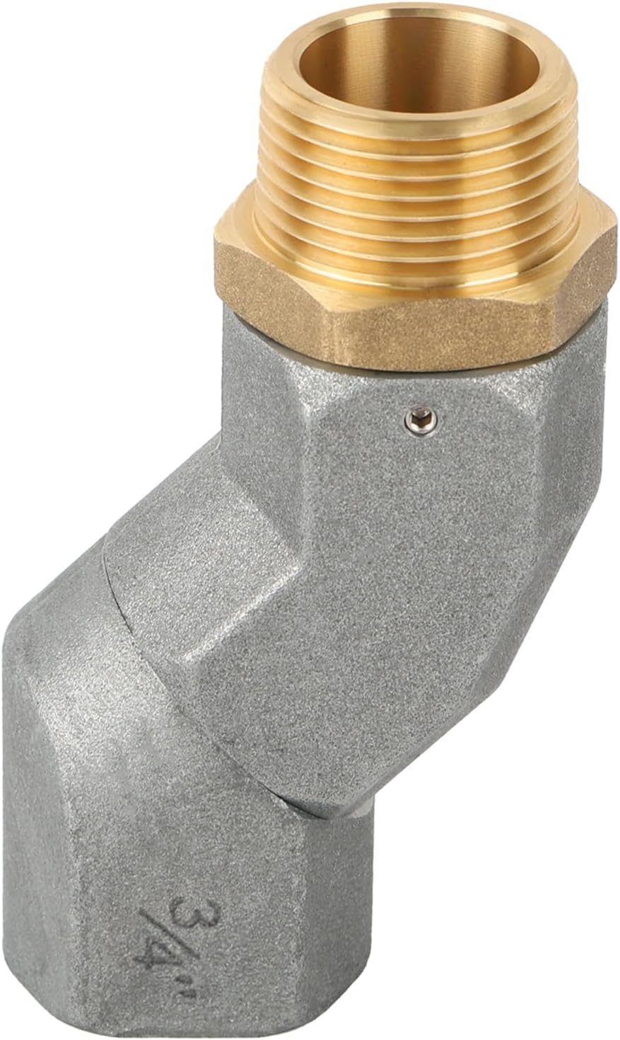 EVIL ENERGY 1" NPT 2PCS Fuel Transfer Hose Swivel 360 Rotating Connector for Fuel Nozzle Multi Plane Swivel