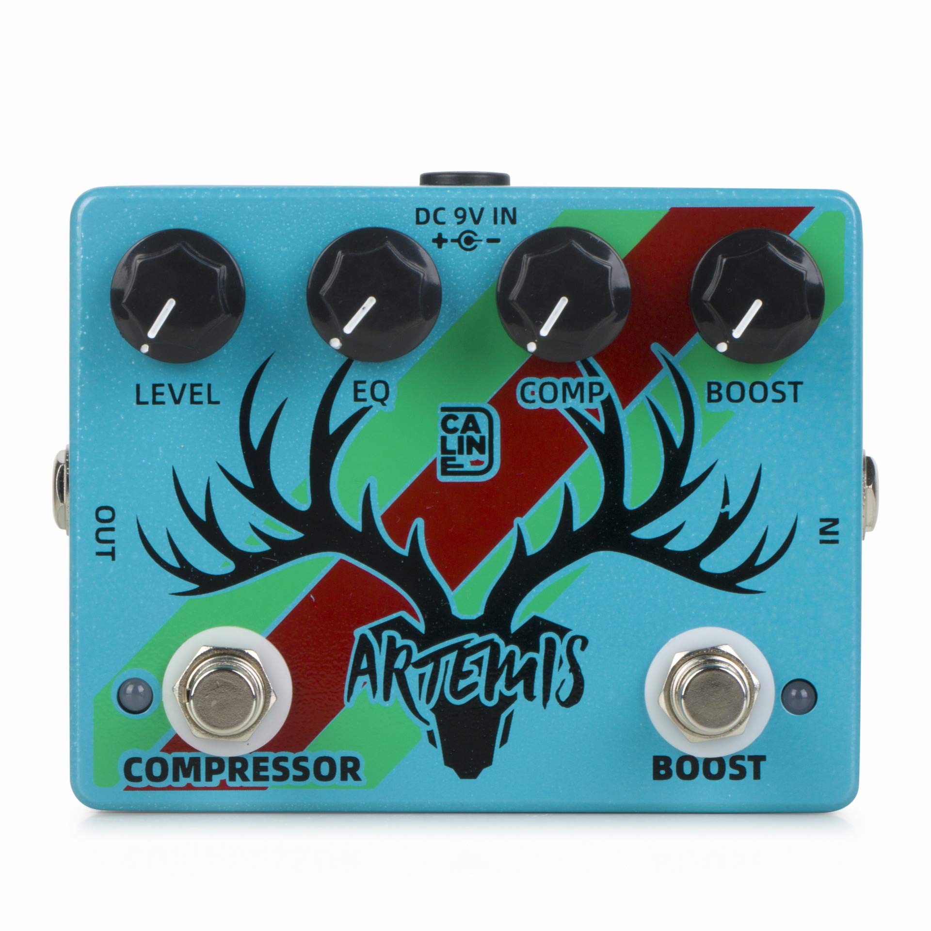 Caline DCP-01 Artemis Compressor Boost Doppio Pedale Effetti Chitarra