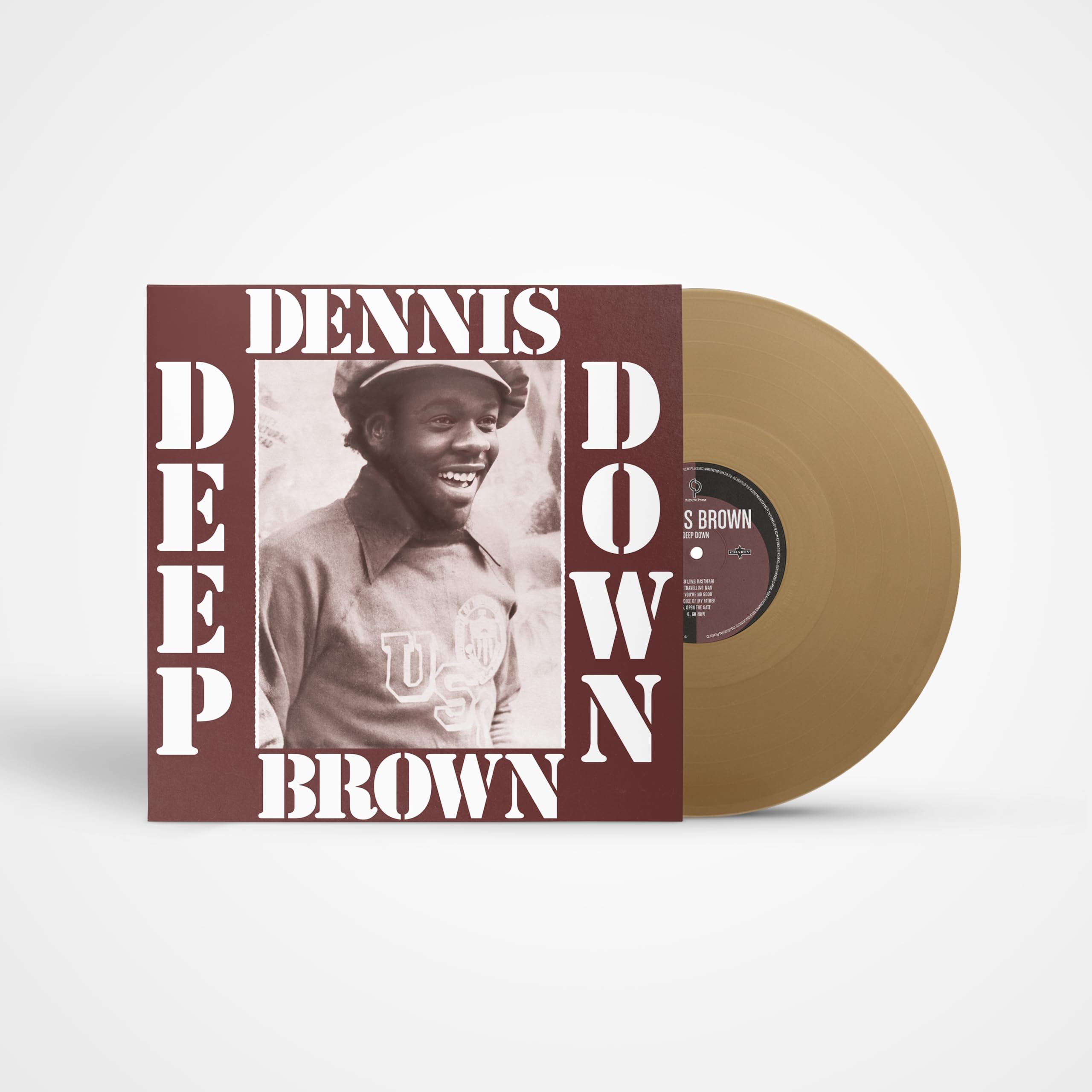BROWN, Dennis - Deep Down (50th Anniversary Edition) - Vinyl (gold vinyl LP)