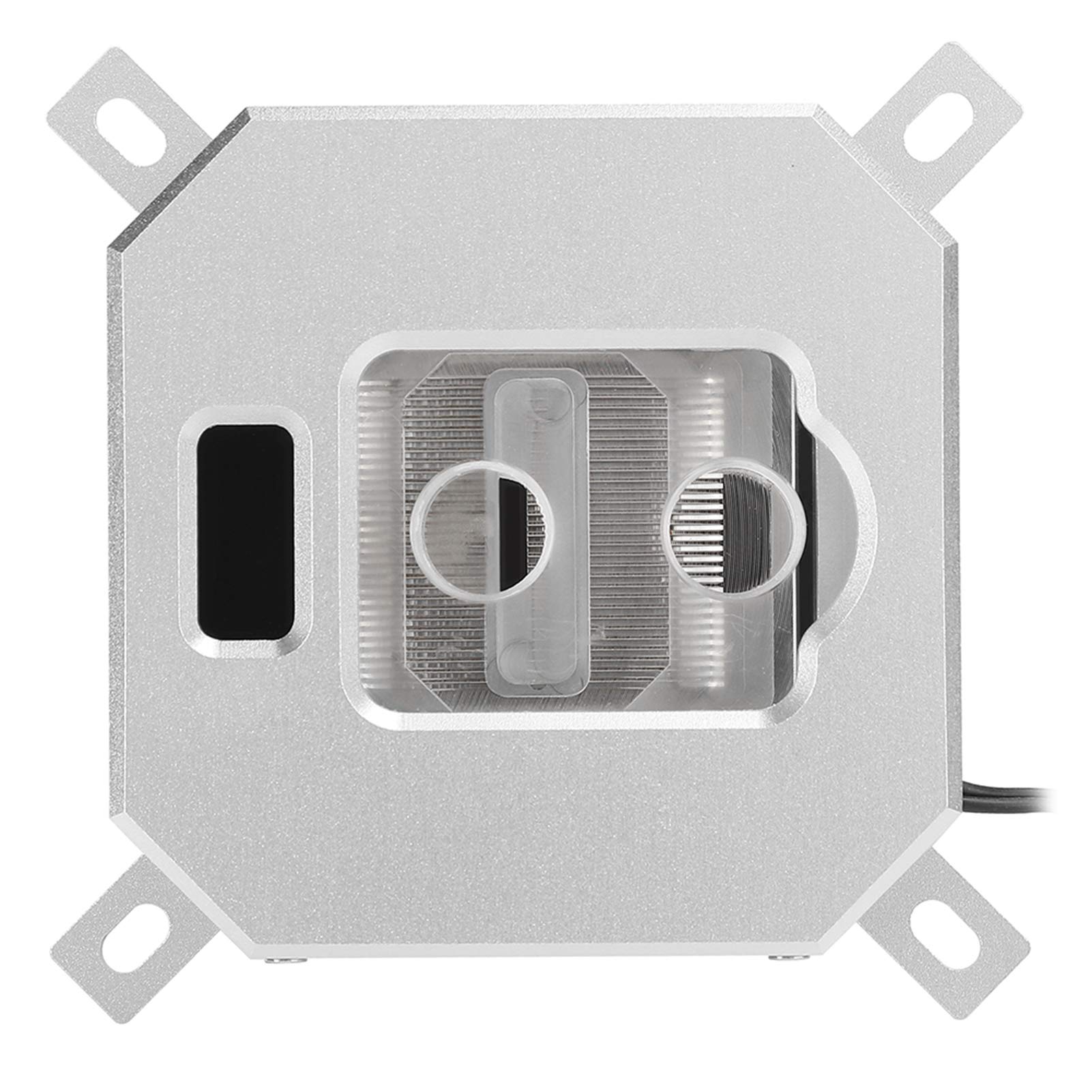 Bloque Enfriador de Agua Accesorio Eficiente para PC con Refrigeración de CPU para, Pantalla LCD RGB para 1150/1151/1155/1156, 1 Bloque Enfriador de Agua 1 Plano Posterior para Jugadores