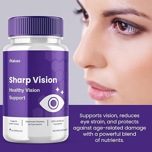 Miniatura 2 de Sharp Vision Suplemento para ojos, cápsulas Sharpe Vision para fórmula avanzada de apoyo de retina de vista saludable, píldoras SharpVision para