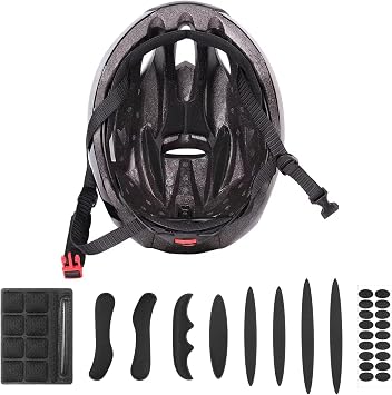 30 PcsHelmet Padding Kit, Motorcycle Helmet Pads, Universal Bicycle Helmet Padding Inserts, Soft Safety Sponge Foam Helmets Inner Padding Accessories Replacement for Bike Motorcycle Cycling Racin