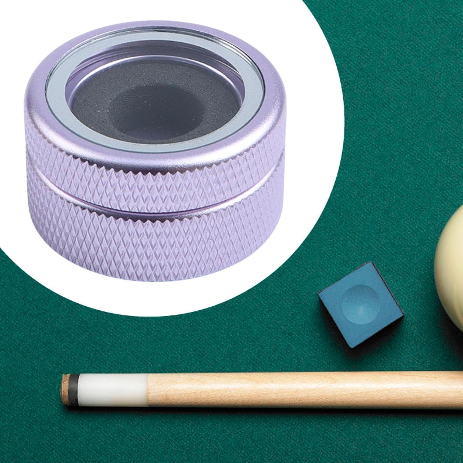 QSTDGVPW Portable Snooker Cue Tips Storage Box