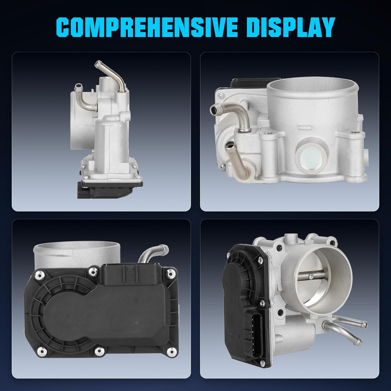 Electronic Throttle Body Compatible with Hyundai Elantra L4 1.8L 2011-2016, Elantra GT 2L 2014-2020, for Kia Forte Soul 2L 14-2019