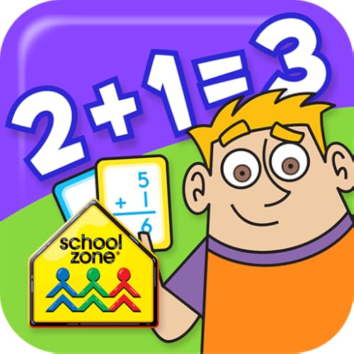 School Zone - Addition Flash Cards - Ages 6+, Addition Facts, Sums, and More
