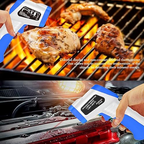 Miniatura 7 de BTMETER Termómetro infrarrojo digital BT-981B, pistola de temperatura IR HVAC sin contacto, pistola de temperatura de -58.0 F a 842.0 F (-58 a 842
