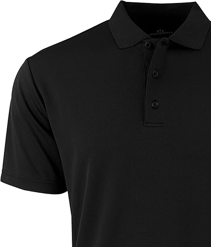 Miniatura 4 de Vantage Apparel Men's Collegiate Polyester Mesh Team Icon Polo