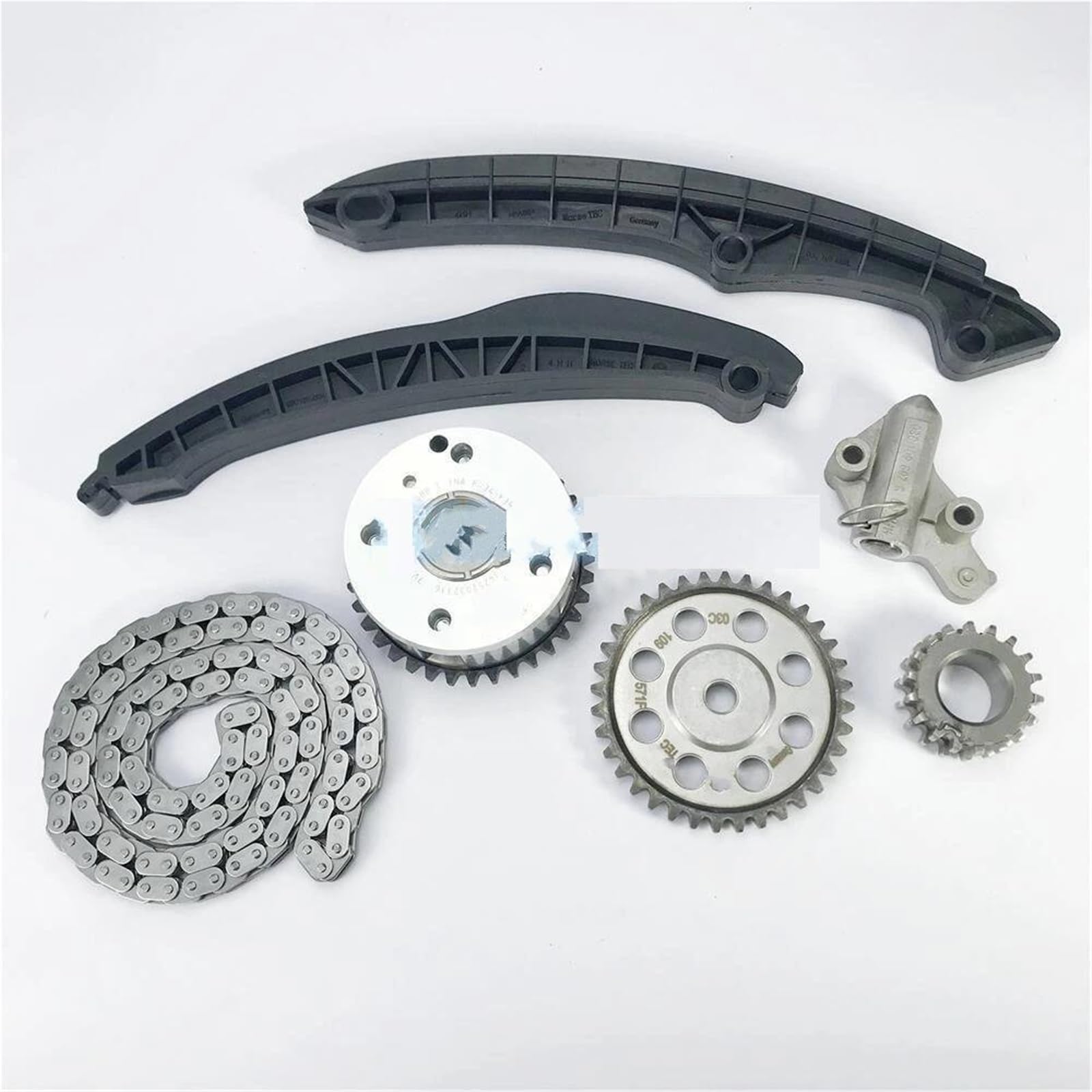 Kit De Chaîne Distribution 7 Pièces 03C198229B 03C109158H Pour VW Pour Golf Pour Tiguan Pour Scirocco 1.4TFSI 03C109088G Pignon chaîne